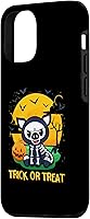 Vista 5 de iPhone 12 mini Pig Skeleton Trick Or Treat Halloween Costume Case