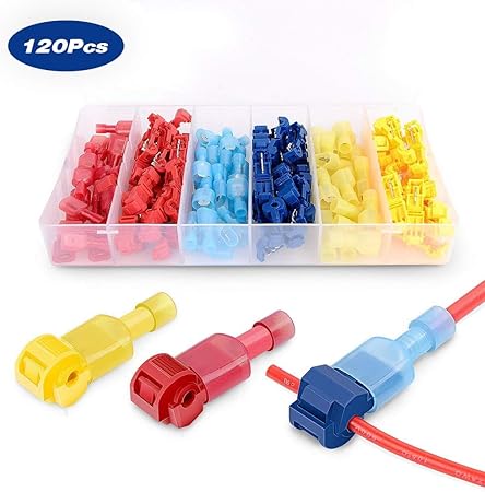 Amazon Buyfull 1個セット 配線コネクター T型 平型端子 セットエレクトロタップ T 接続コネクター 端子 分岐 配線 接続 細線 簡単に速く配線取り付け 赤 黄 青 コネクター 車 バイク Amazon Buyfull 1個セット 配線コネクター T型 平型端子 セットエレクトロタップ T 接続コネクター 端子 分岐 配線 接続 細線 簡単に速く配線取り付け 赤 黄 青 コネクター 車 バイク