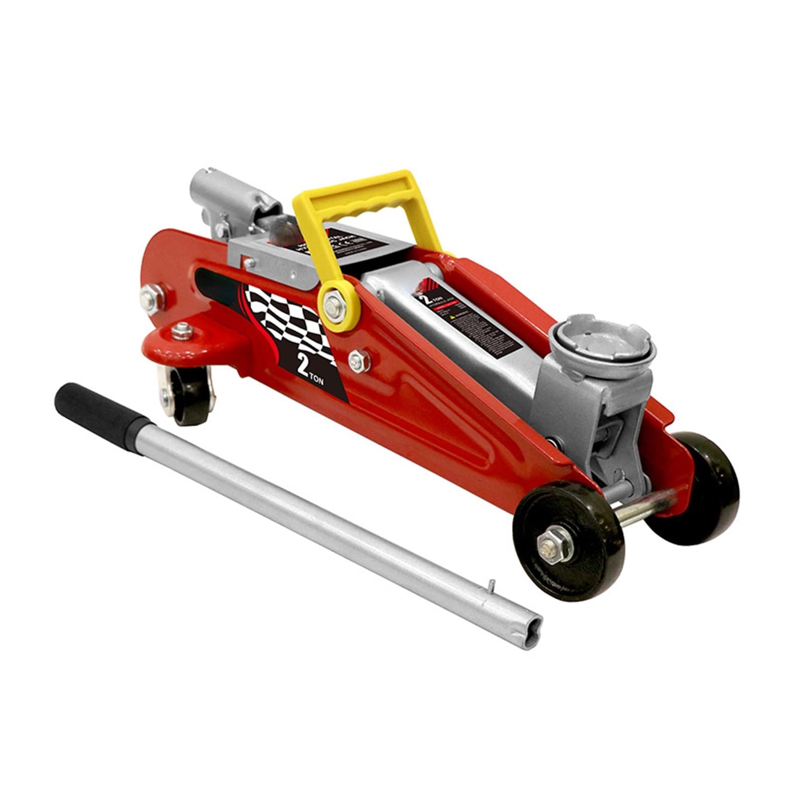Mjfvn One Color 2-Ton Horizontal Jack For Vehicles, Hydraulic 2T Manual And Labor-Saving, Convenient Vehicle Tools For Off-Road Vehicles