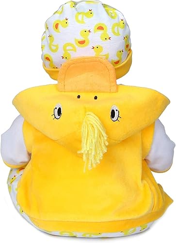 Miniatura 6 de MAIHAO Ropa de muñeca Reborn – Juego de 5 piezas de accesorios para muñecas de 17 a 22 pulgadas (pato amarillo)