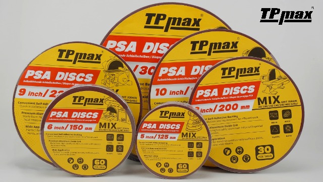 Image of 60 PCS 6 Inch NO-Hole PSA Aluminum Oxide Sanding Disc, Self Stick(10 Each of 60 100 150 180 240 400 Grit)