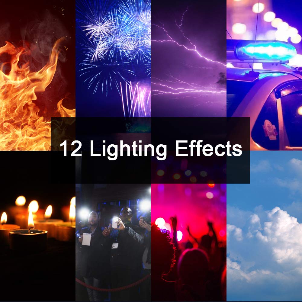 Kit di illuminazione video a LED con telecomando, pannello LED grande RGB + supporto, 200 W, 2800 K-9990 K, CRI95+, luce da studio, live streaming, fotografia, riprese video (AI2000C)