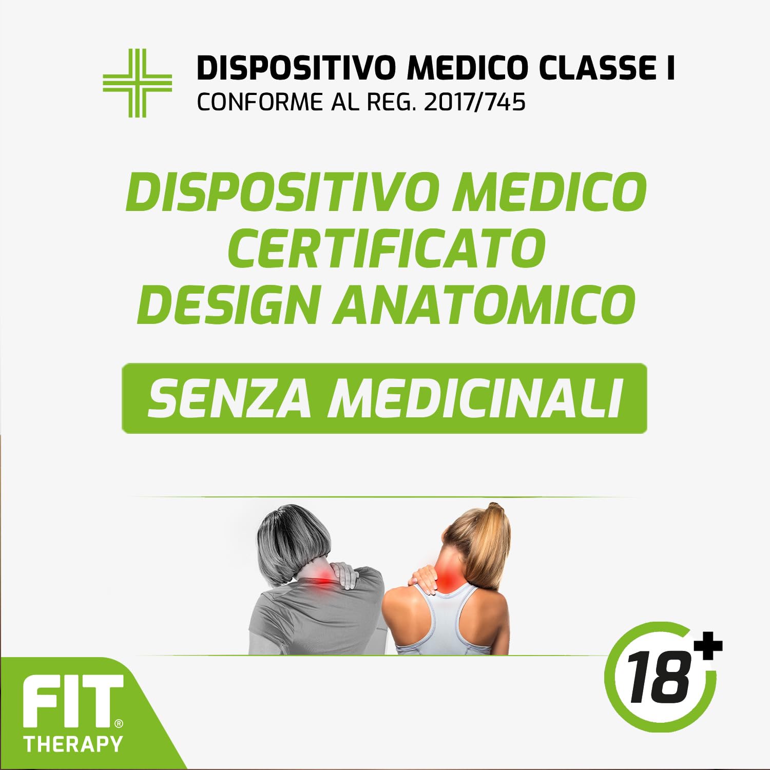 FIT Therapy - Scalda collo cervicali - Dispositivo Medico per Dolori Muscolari e Articolari Collo e Spalle - Allevia torcicollo, artrosi, rigidità - Senza farmaci, lavabile fino a 300 volte