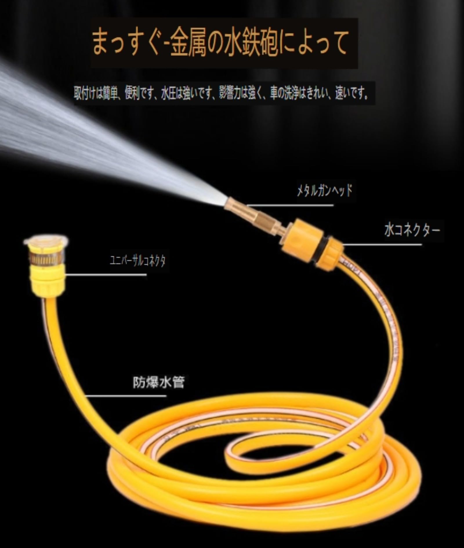 Amazon.co.jp: ケルヒャー用高圧洗浄機ホース ケルヒャー K2-K5に適し