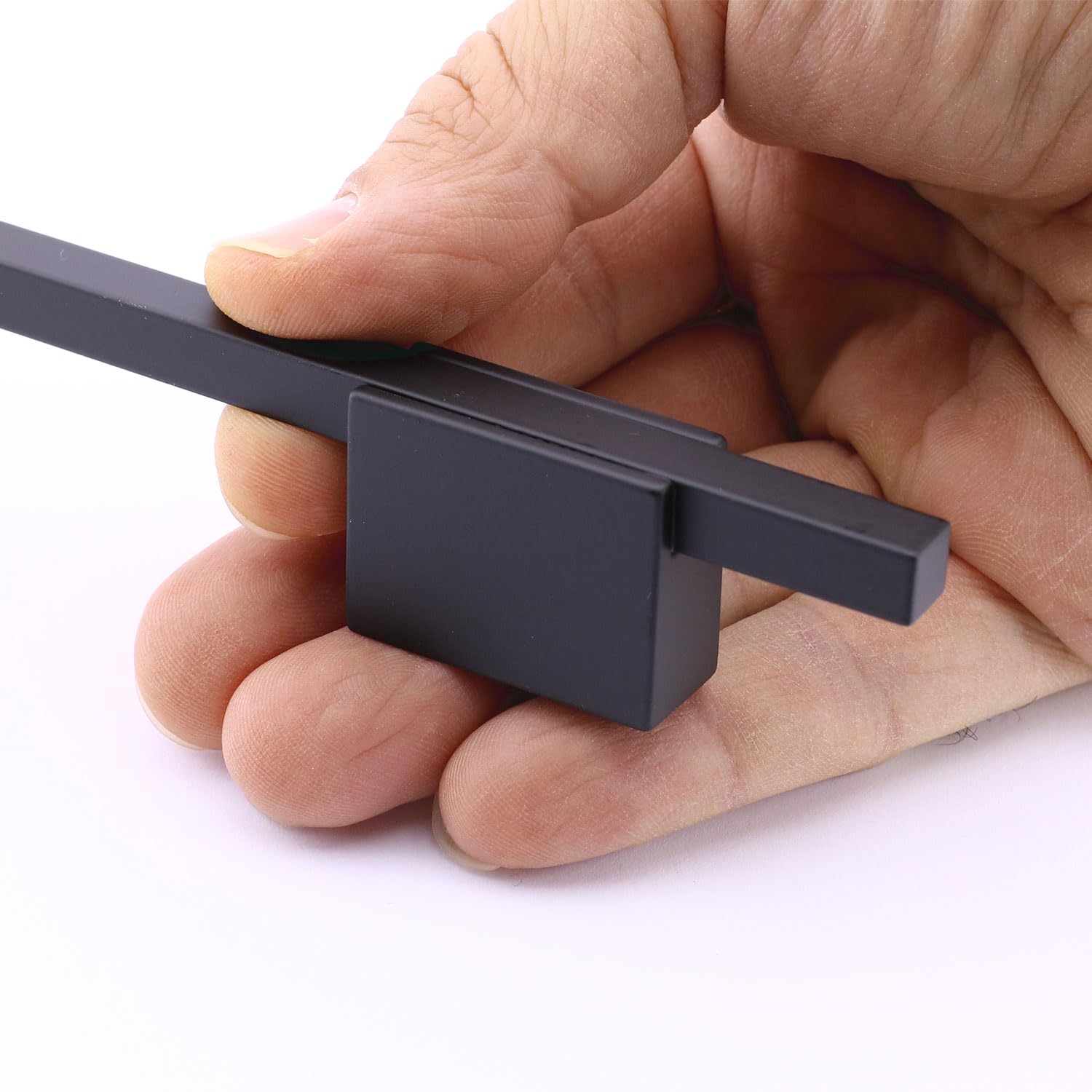 Boyut Siyah Metal 256 mm Uzun Dolap Kulpları Mutfak Çekmece Kulbu Kapak Kulbu Mobilya Kolu Aksesuarı