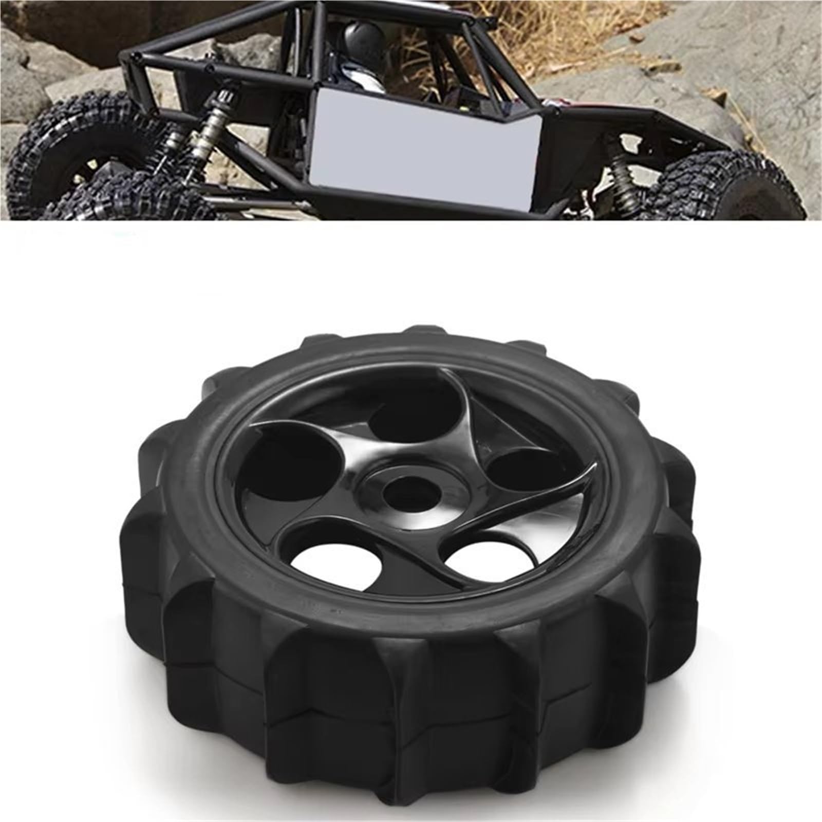 Pneumatici RC per HPI per AKA 1:8 rc Car 4 Pezzi RC Pneumatici da Neve Sabbia Fuoristrada per Ruote per Buggy Pneumatico Spiaggia A Carta Corta
