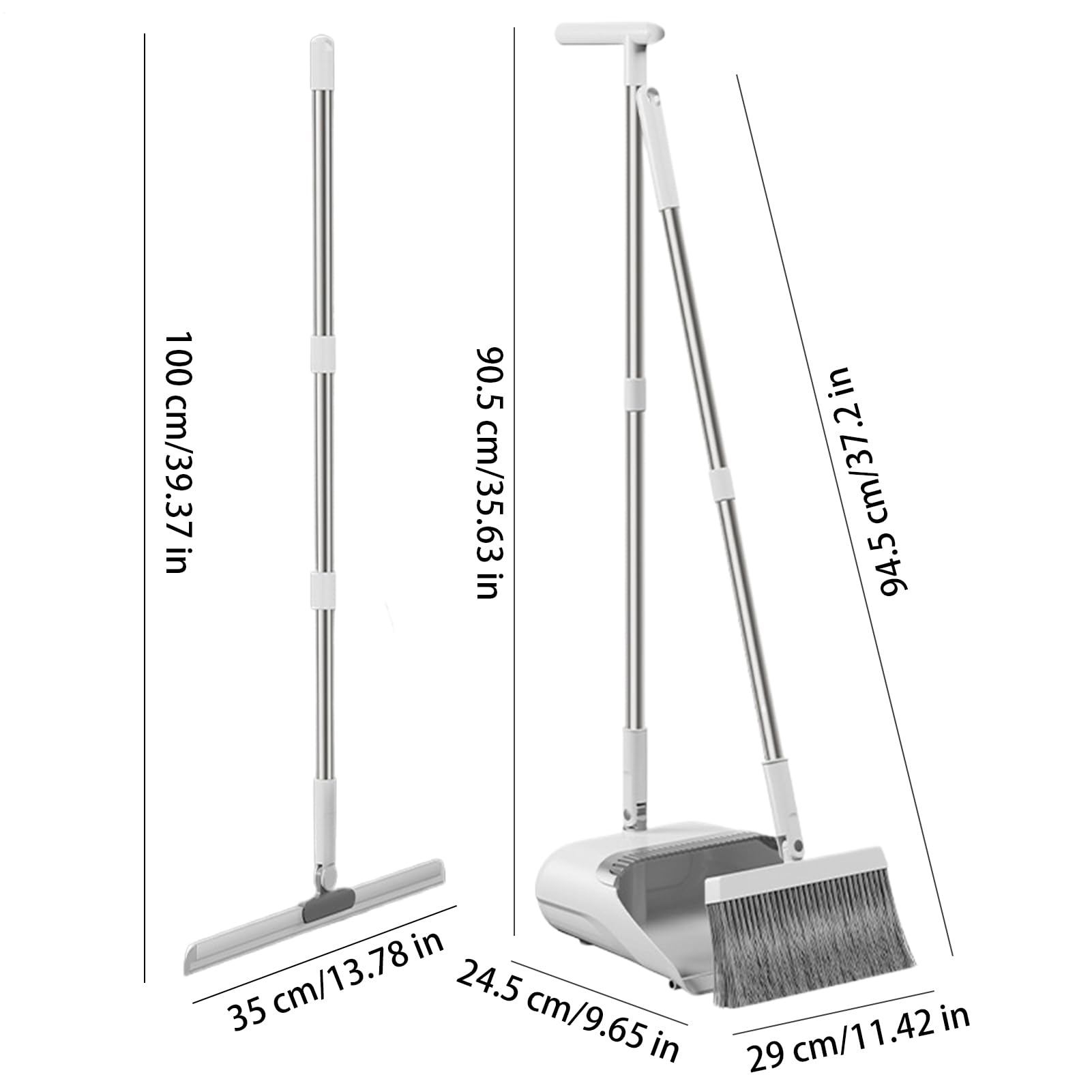 Set scopa e per casa Combo pieghevole flessibile