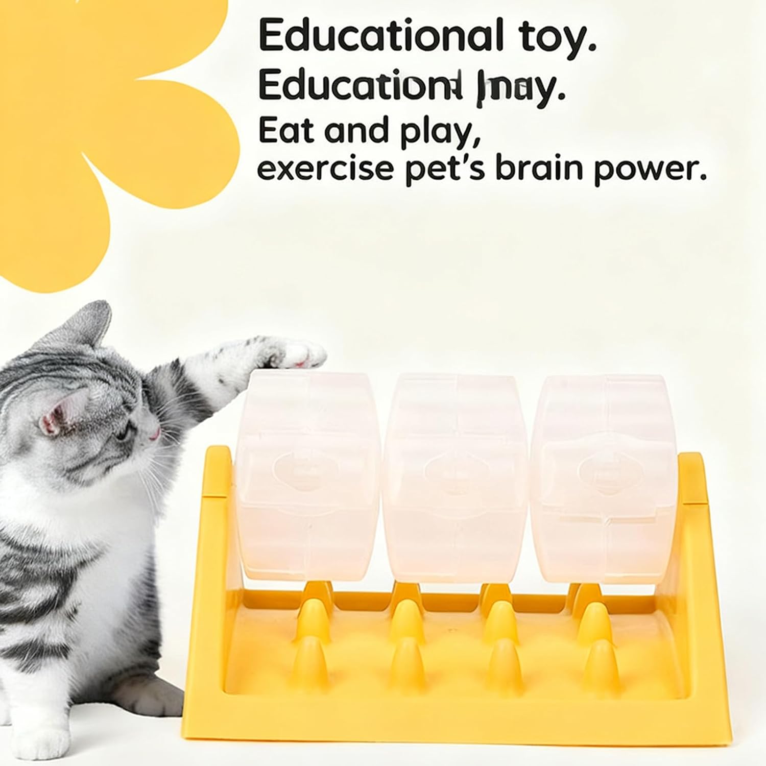 Adjustable Pet Food Puzzle Feeder Interactive Rolling Toy Slip Base Cognitive Dog Enrichment Activity Device Puzzle Feeder Dog Toy