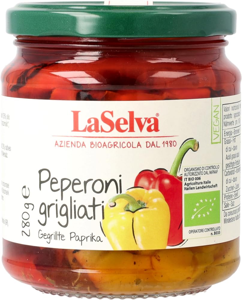 Gegrillte Paprika in Öl 6 x 280 g