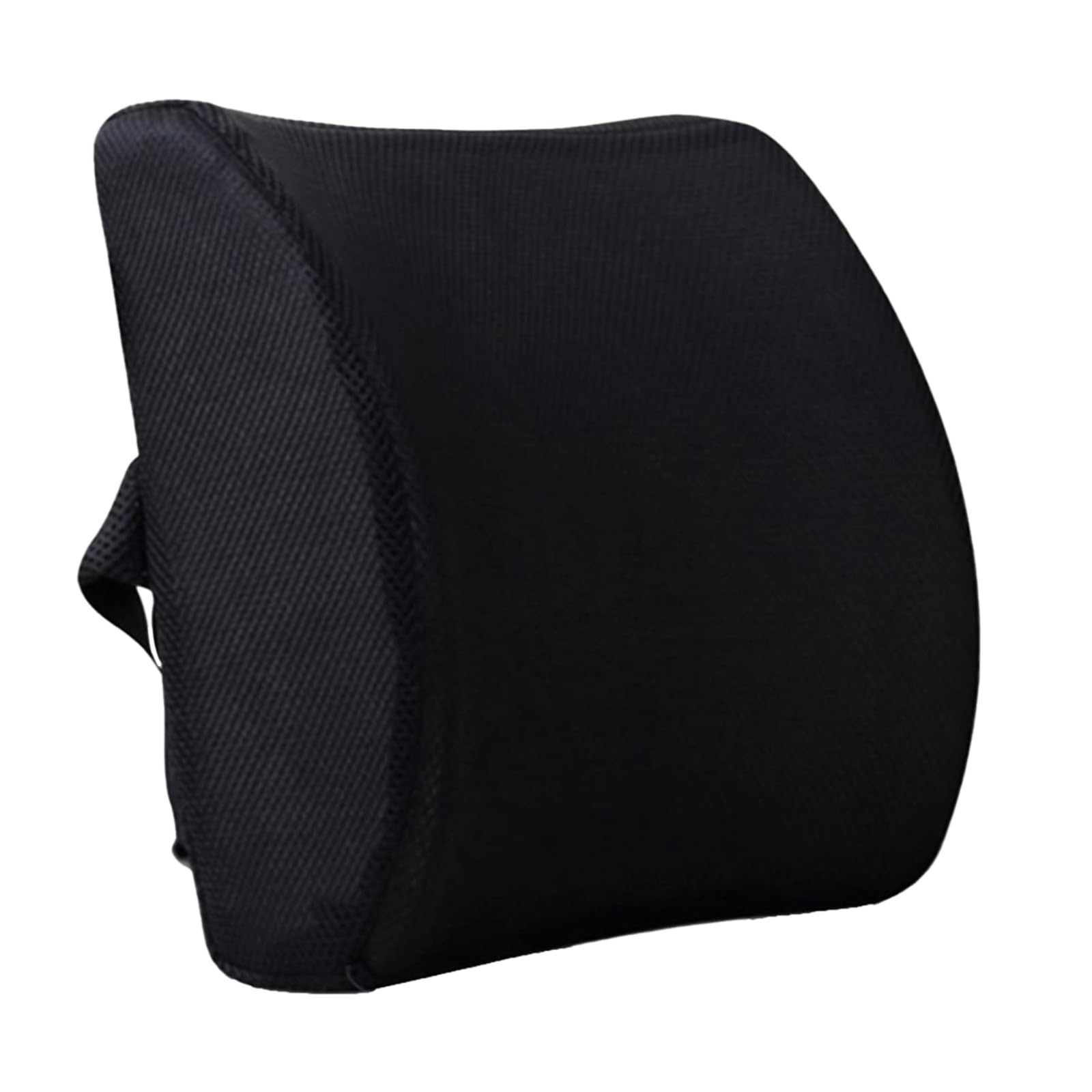 Memory Foam Lendenstützkissen, atmungsaktiver Netzbezug für Bürostuhl, Sitzkissen für den unteren Rücken im Auto, ergonomische Form, 34 x 32 x 12 cm, 13,4 x 12,6 x 4,7 Zoll