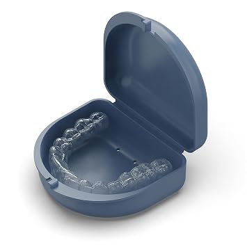 HEMILAB Retainer Case, Compatible with Invisalign, Blue