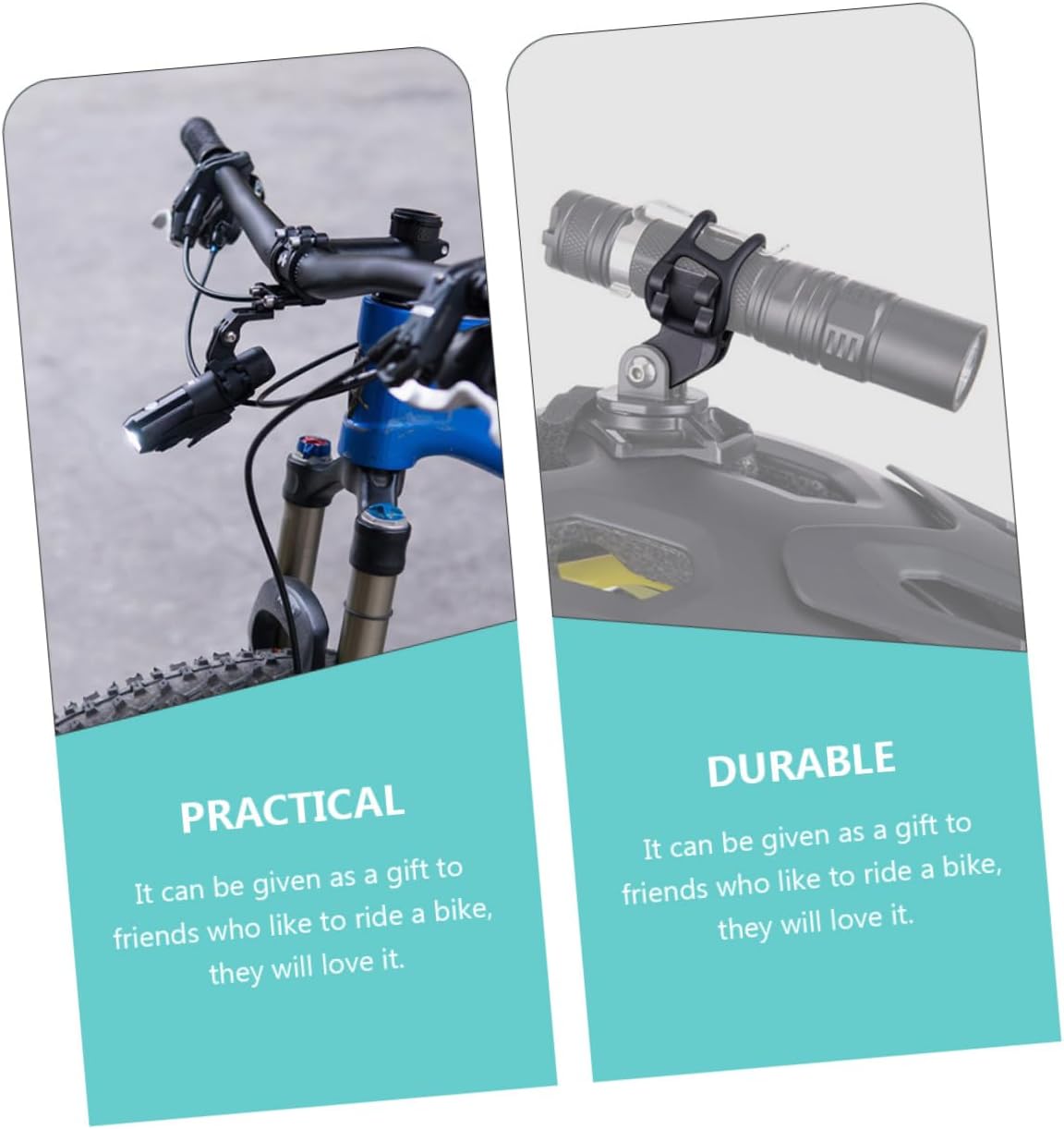 LIOOBO Bike Light Stand Bike Flashlight Holder Number Handlebar Holder for Bike Bracket Cycling Bike