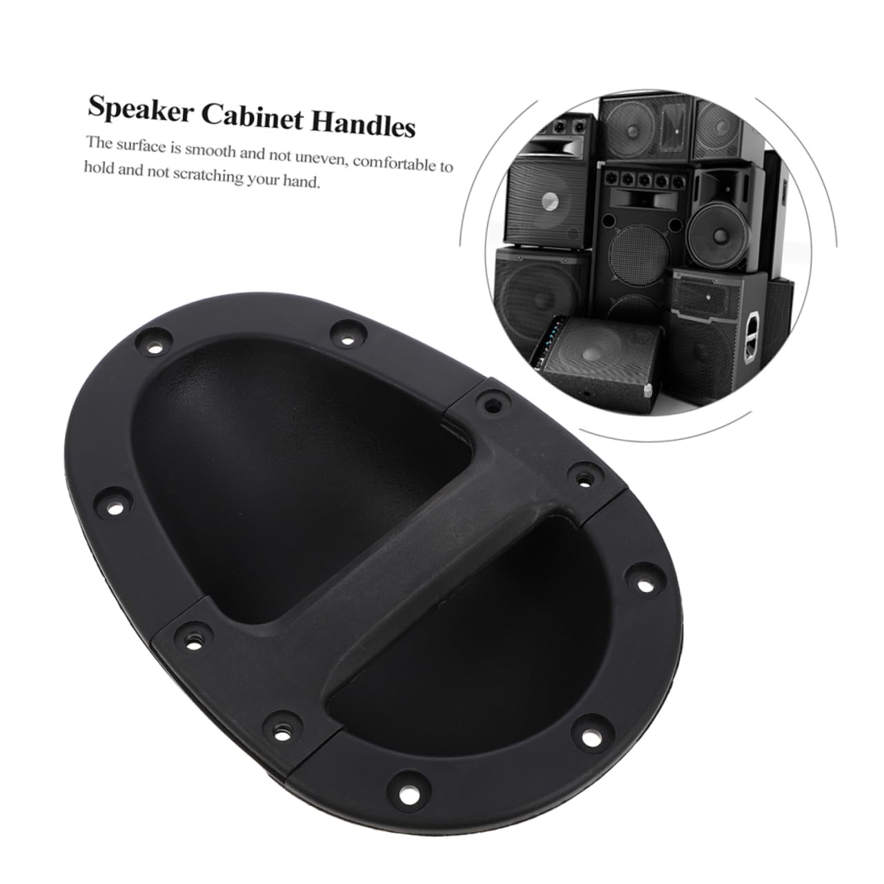 OSALADI 8pcs Speaker Handle Replacement Handle for Audio Cabinets Ergonomic Design Fits Various Speakers Smooth Easy Installation Sturdy and Lightweight