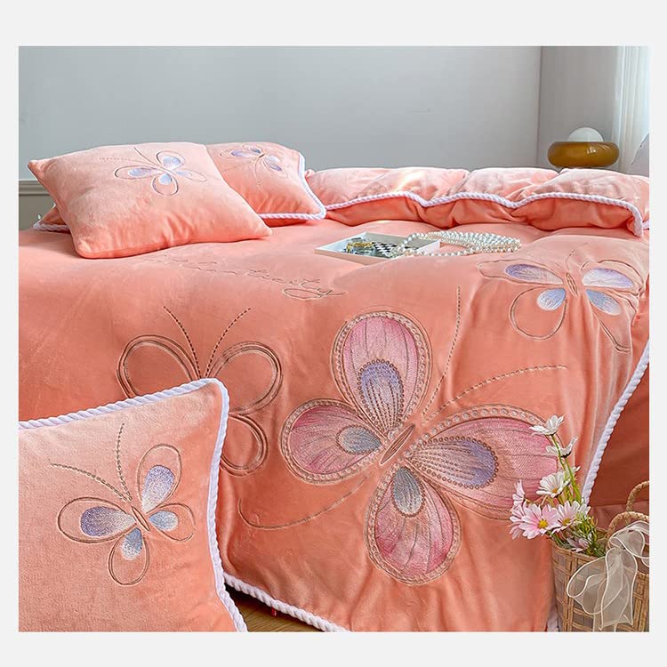 ピンク フリース キルティングカバーセット シングル 【公式通販】