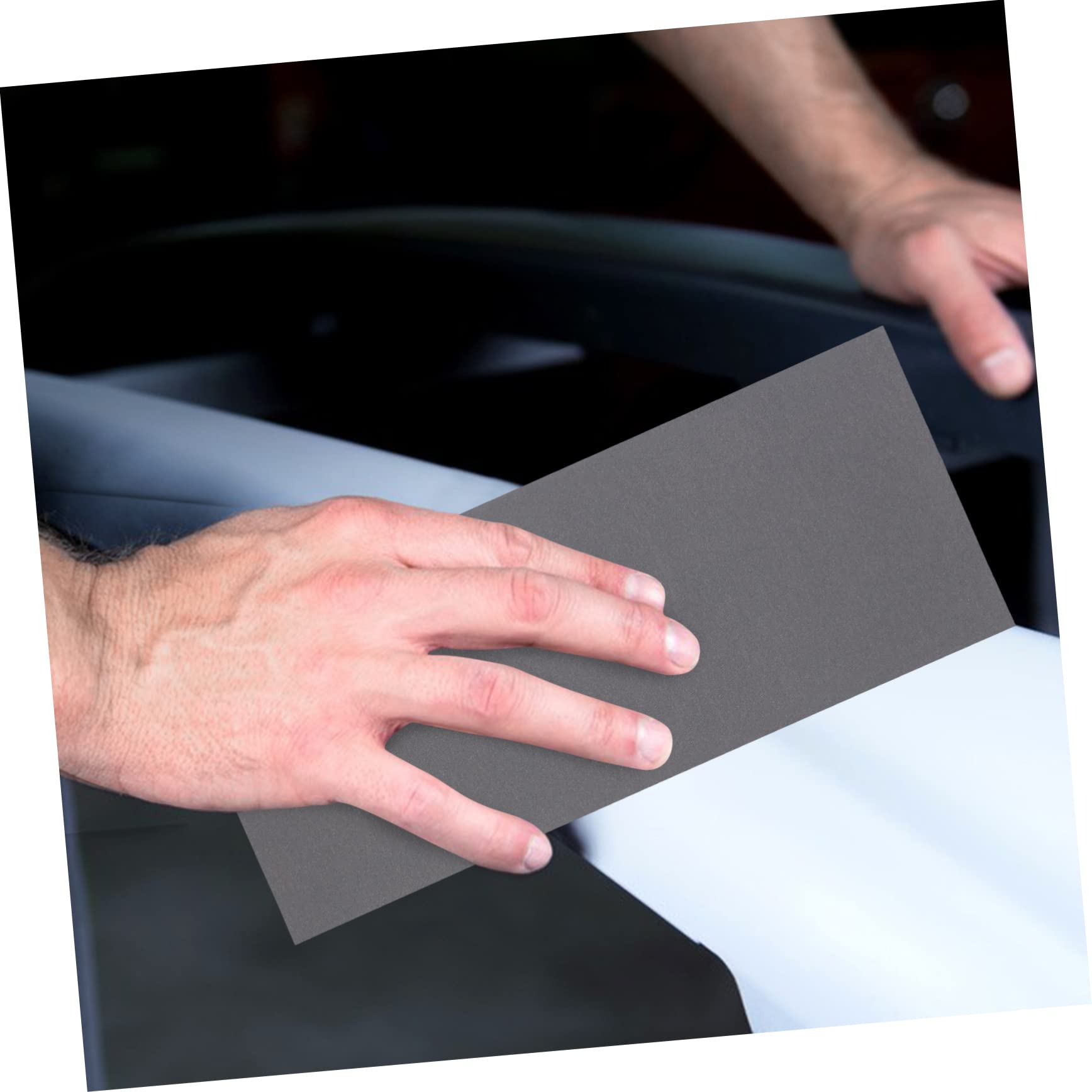 TEHAUX 3 Set Carta Vetrata Falegnameria Lavorazione Legno Polish Auto Lucidante Auto Smalto Legno Sabbia Grinta Levigatrice Palmare Gancio E Abrasivi Muro A Secco Ultra 12 Fogli*3