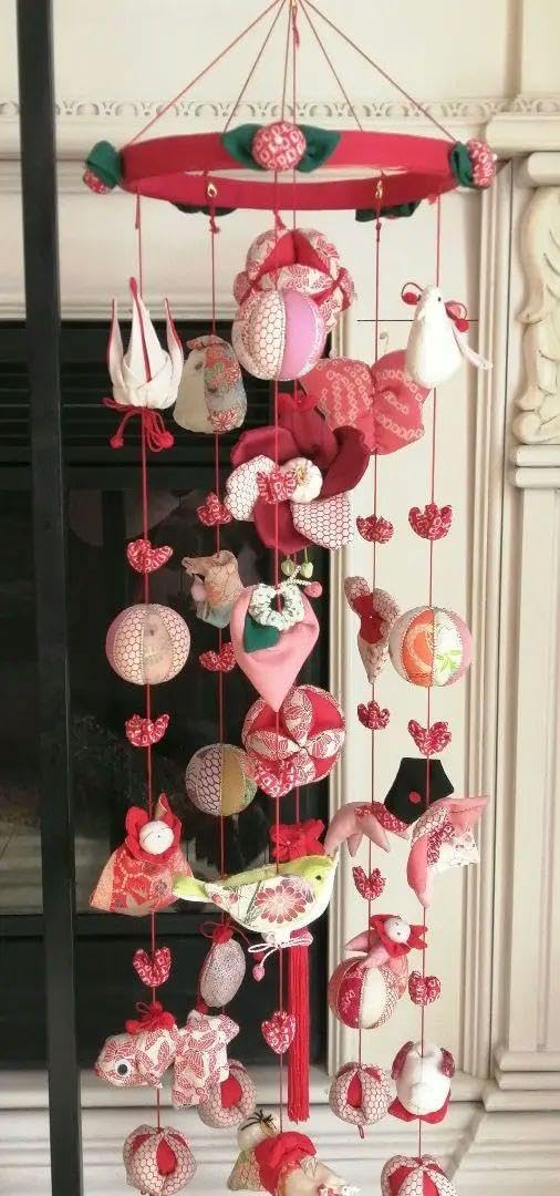 吊るし雛 雛人形 ちりめん細工 ハンドメイド ひな祭り 節句 吊るし飾り