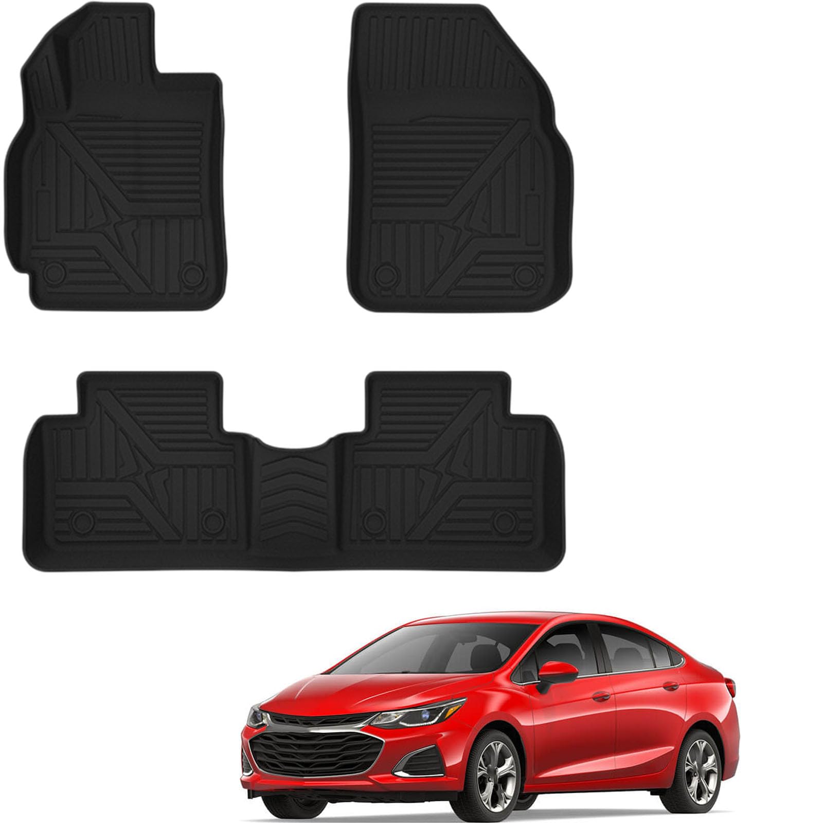 PAPEP Floor Mats for Cruze (Fuel) 2019-2023 RHD