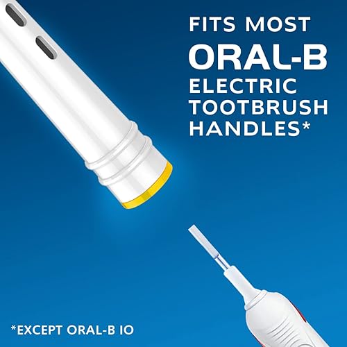 Miniatura 5 de Whuppsi Cabezales de cepillo de repuesto compatibles con cepillos de dientes eléctricos Oral B Braun, 4 piezas, cabeza redonda pequeña para limpieza