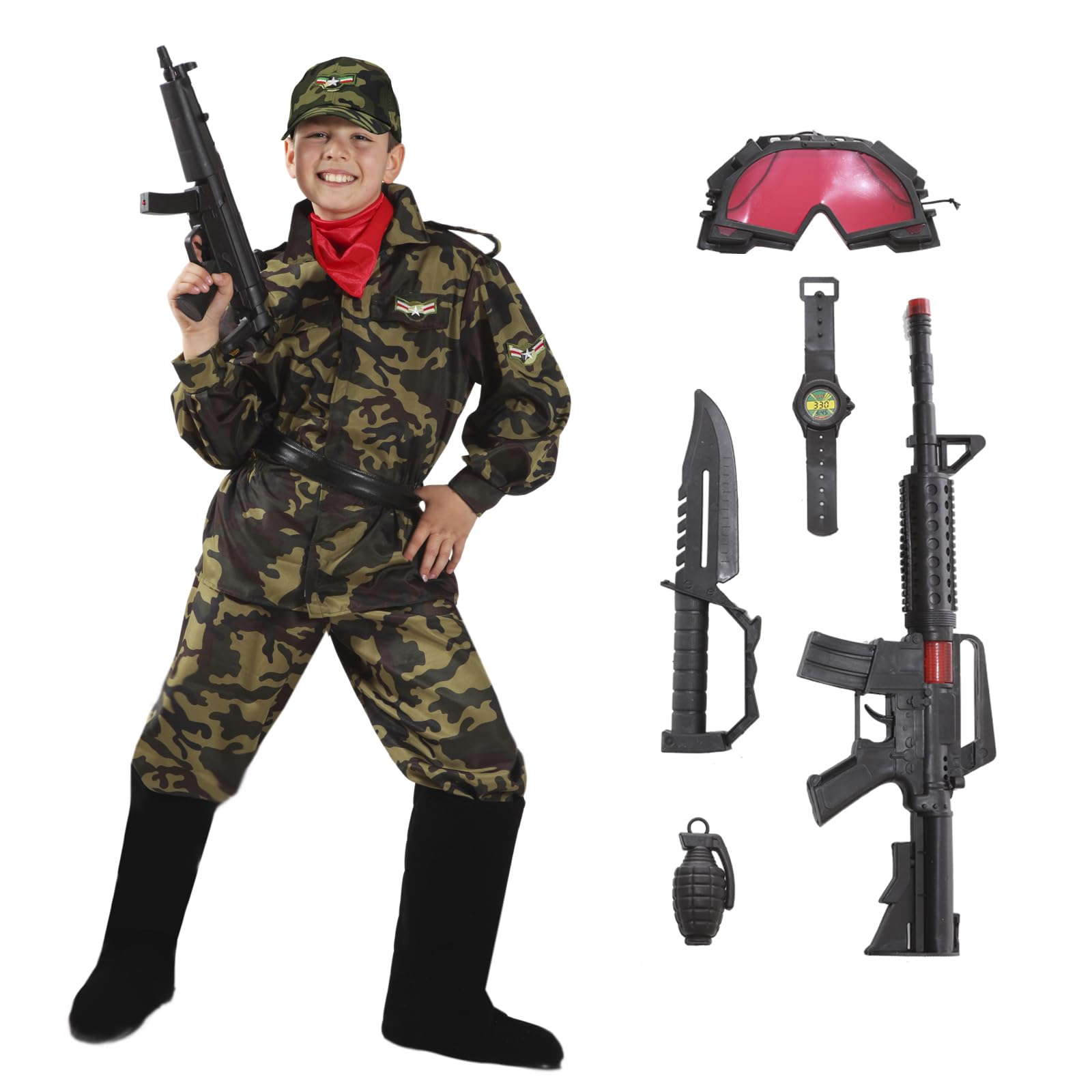 Pegasus Costume Militare vestito carnevale