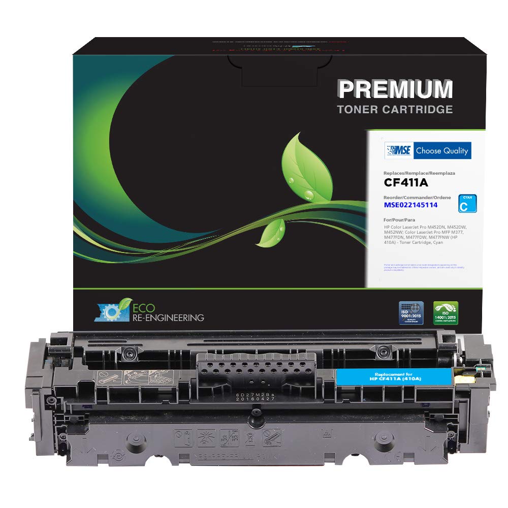 MSE CF411A Toner Cartridge, Cyan