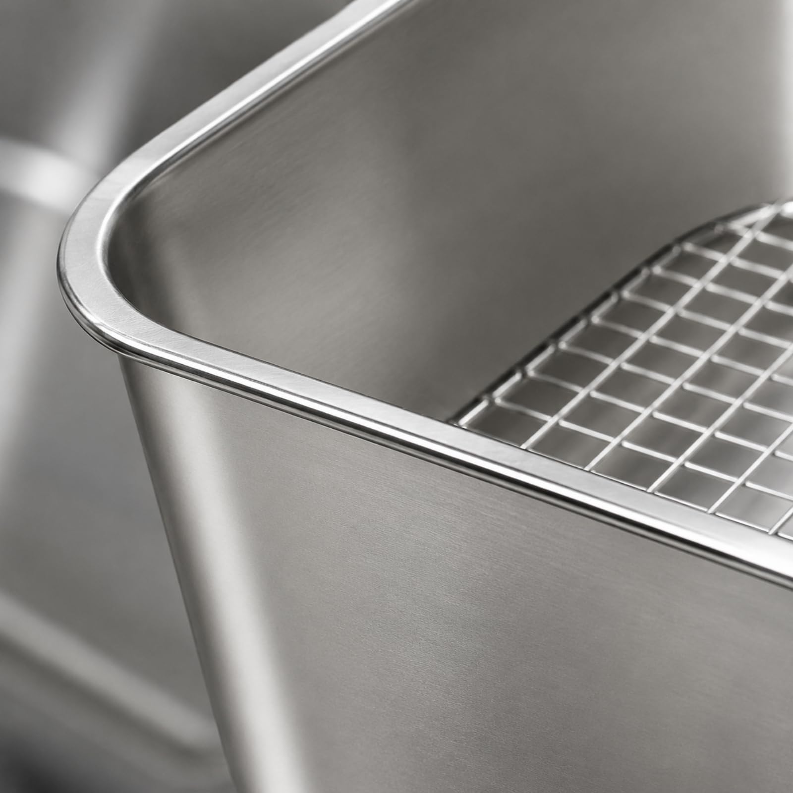 Lettiera in Acciaio Inox con Griglia Spaziosa Mantiene le Zampe Asciutte per Habitat Indoor, In Un Coniglio