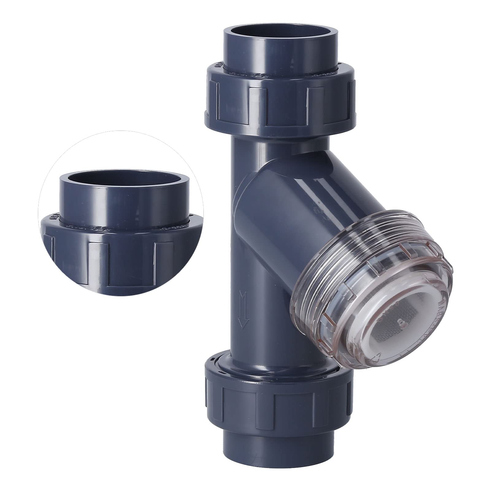 Filtro per Irrigazione a Goccia, Filtro a Y in PVC Resistente, Filtraggio Efficiente Dell'acqua per Giardino e Agricoltura, 1