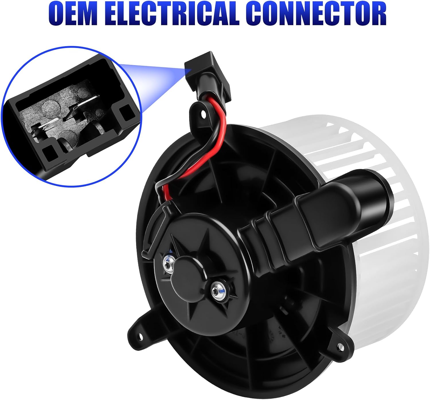 AC Blower Motor with Fan Fits for Ford F250 F350 F450 F550 Super Duty 2011 2012 2013 2014 2015 2016, Mazda 6 2009-2013 HVAC Heater Blower Motor Fan Replaces# 700251