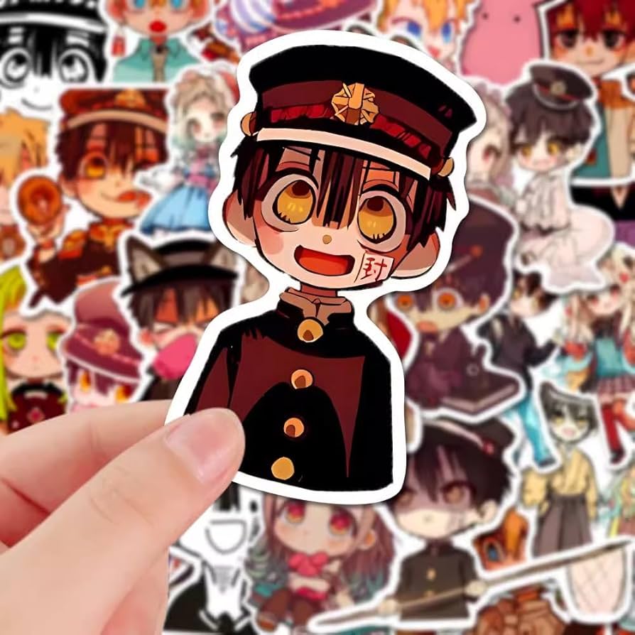 Amazon.co.jp: 地縛少年花子くん 48枚 防水ステッカーセット