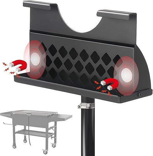 AJOHBM Blackstone - Recogedor de grasa, embudo de drenaje de grasa trasero para Blackstone, trampa de grasa Blackstone, accesorios de plancha