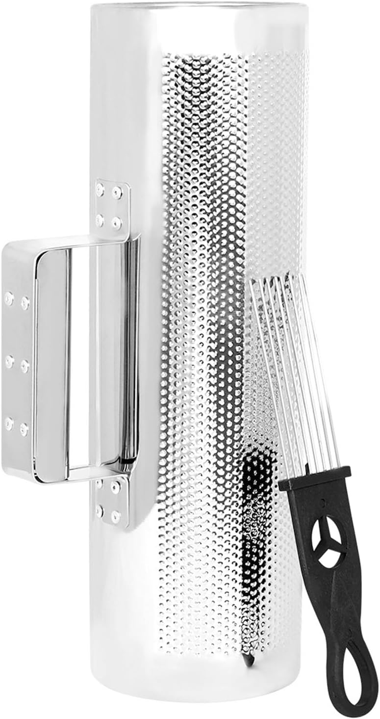 Latin Percussion Instrument, Stainless Steel Open Design Bright Sounds 32x13cm Guiro Instrument Easy to Play Metal Handle Metal Guiro for Jazz Bands, Concerts, Stage Performances