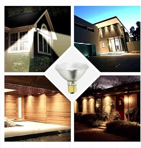 2 Pack Par30 Halogen Flood Light Bulbs Short Neck 50W Indore Outdoor Flood Dimmable E26 Base 120V Flood Light Bulbs For Security Spotlight Indoor Recessed Light Bulbs Par30S Flood Halogen Light Bulbs #TOP2