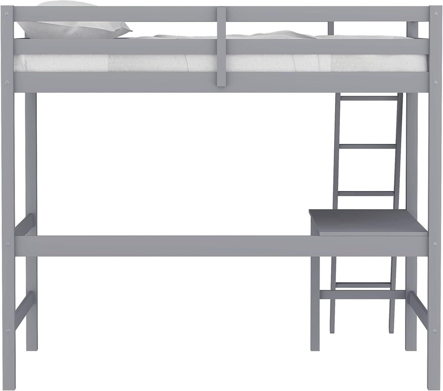Hillsdale Furniture Caspian Twin Loft Bed, Gray