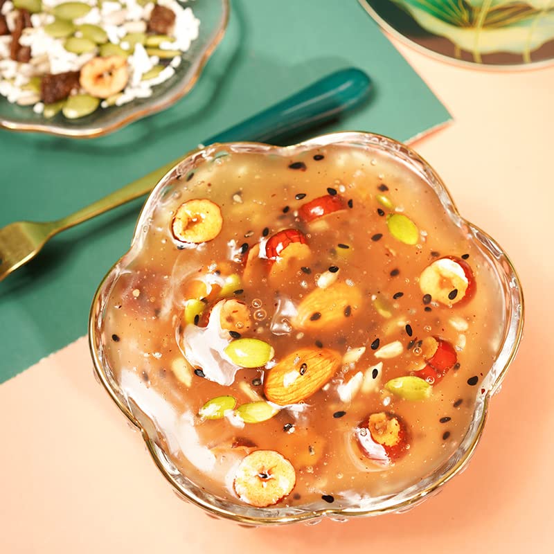 Chia Seed Lotus Root Powder Soep 500g, Chinese Snacks, Instant Voedzame Vervangende Noten, Gemengde Noten en Fruit Lotus… - Image 5