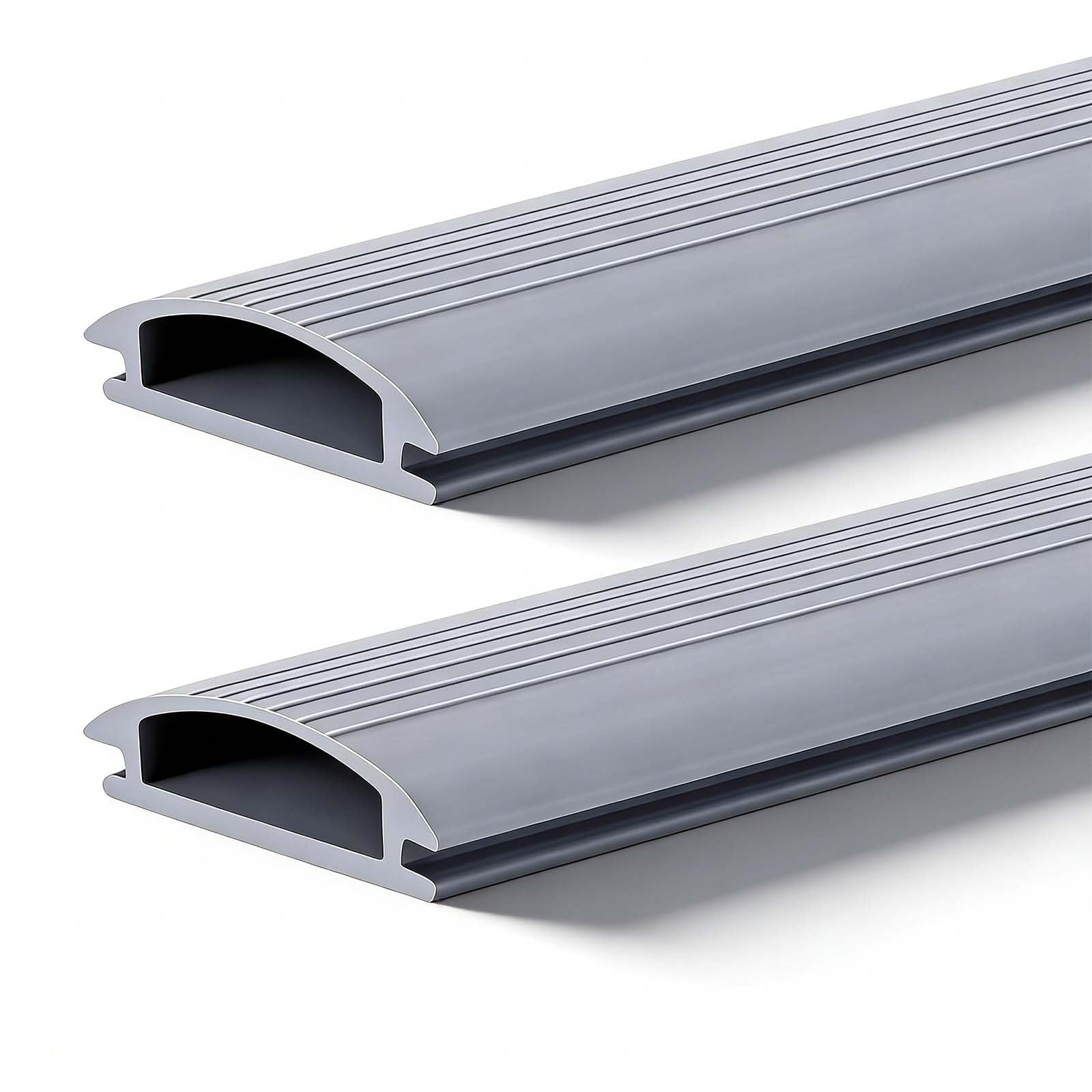 Photo 1 of Under Door Bottom Seal Strip - Bryxium 2 Pcs 36 Inch Vinyl Threshold Exterior Weather Stripping for Adjustable Aluminum Thresholds, Front Doors Draft Storm Replacement Rubber Insert Strips