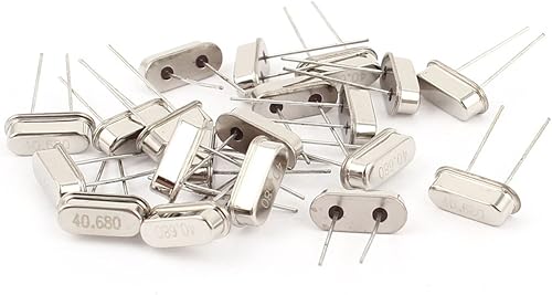 IIVVERR 20 piezas de bajo perfil e 40.680MHZ DIP oscilador de cristal de cuarzo HC-49S reemplazo (20 piezas de perfil bajo 40.680MHZ DIP Reemplazo