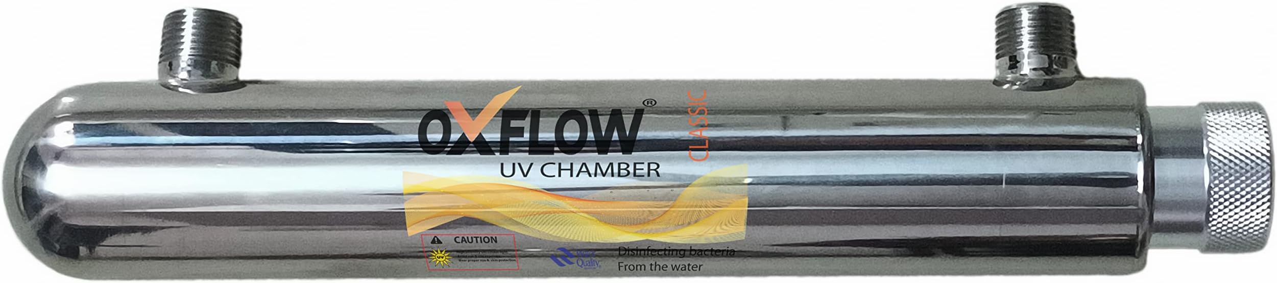 Ro Heavy Stainless Steel UV Chamber 6W - 100 Liter (Barrel), UV Light (tube), Teflon Tape for Industrial and Commercial Ro Water Purifier(Pack of 1)