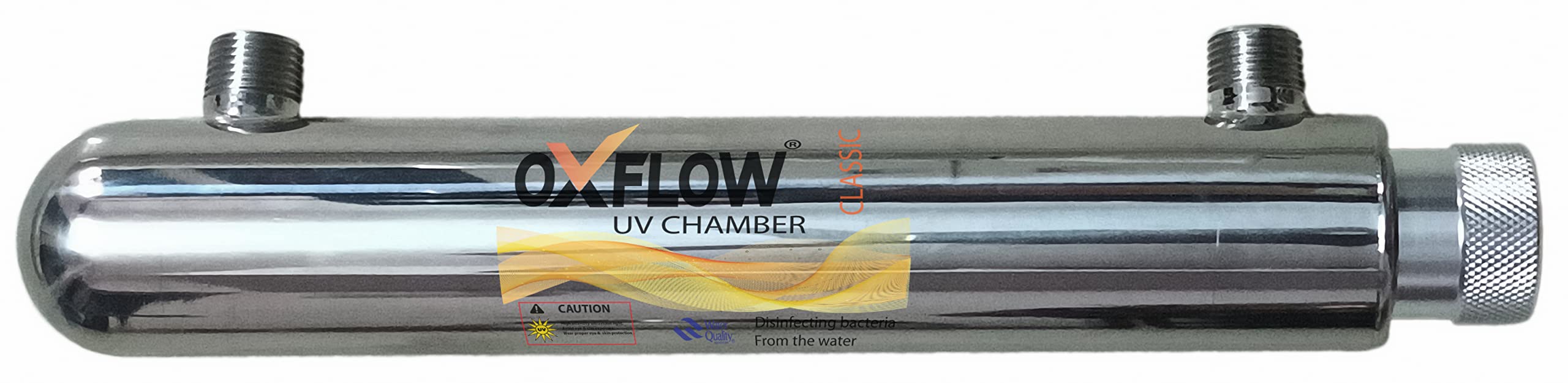 Ro Heavy Stainless Steel UV Chamber 6W - 100 Liter (Barrel), UV Light (tube), Teflon Tape for Industrial and Commercial Ro Water Purifier(Pack of 1)