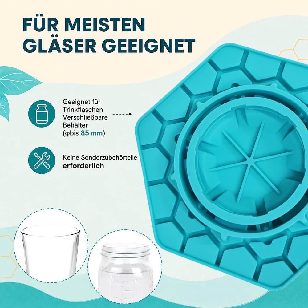 2er Set Bienentränke, Blau Insektentränke Garten, Bienentränke für den Garten, Vogel und Insektentränke, Wildtiertränke für den Ga-rten und Balkon