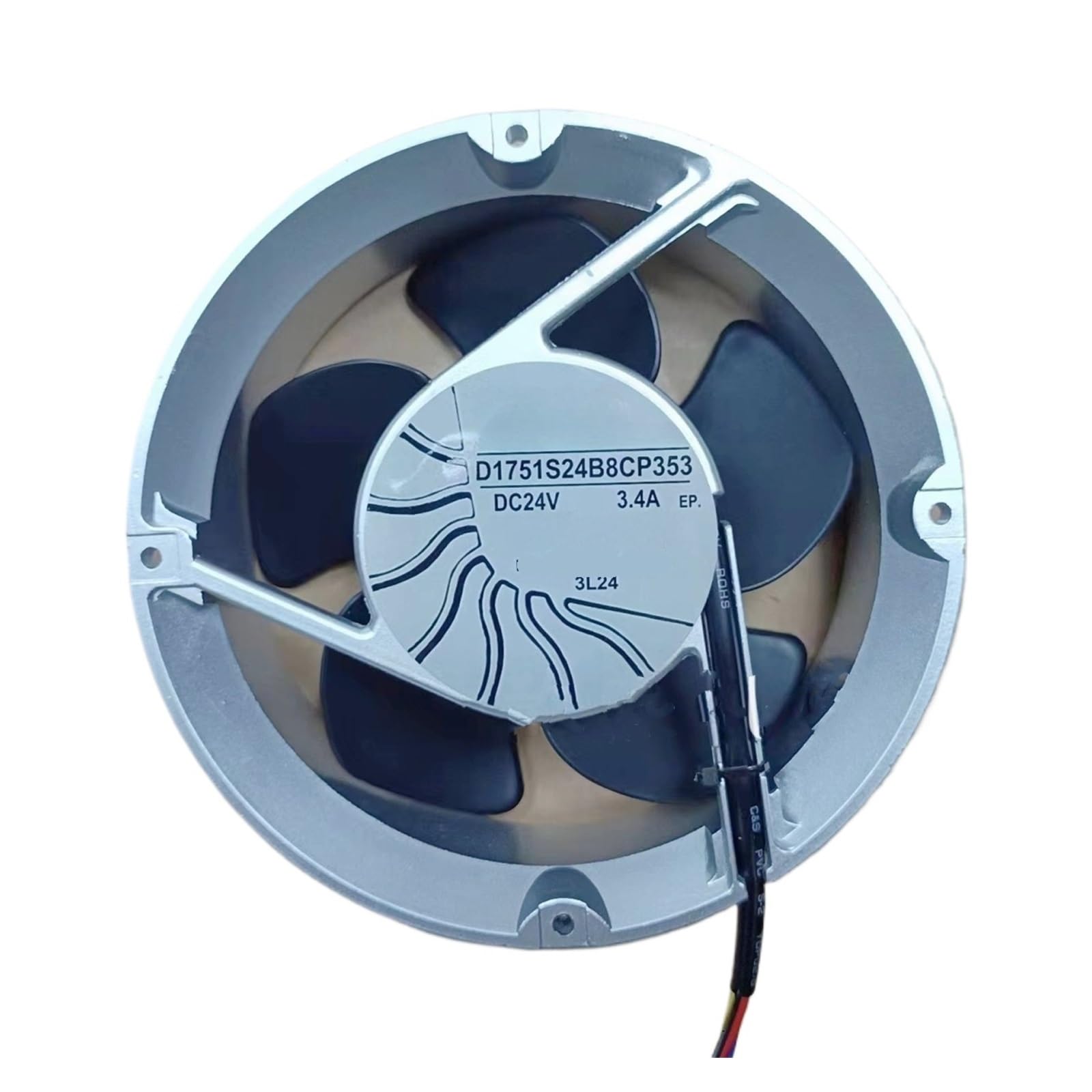 Ventilateur inverseur DC24V à 4 fils avec régulation de vitesse pour armoire technique
