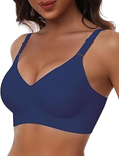 Comfortable Seamless Full Coverage Bra for Women Wireless Bras with Soft Support Regular and Plus Size