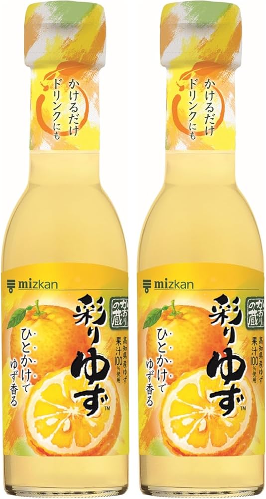 Amazon.co.jp: ミツカン かおりの蔵 彩りゆず 150ml×2本 ゆず 柚子果汁