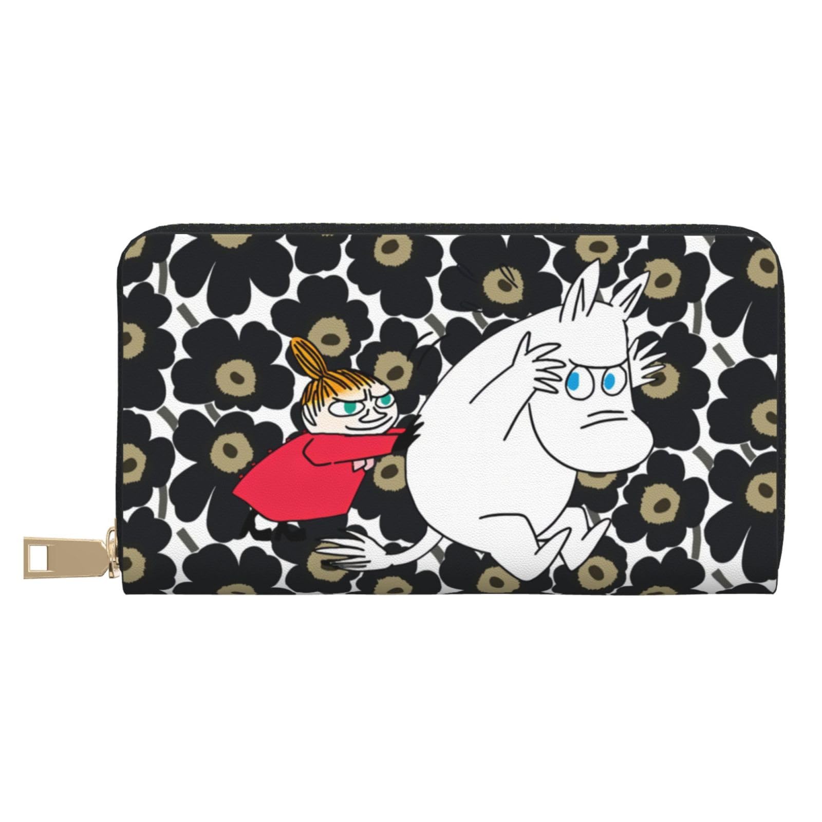 Amazon.co.jp: 財布 ムーミン リトルミイ 花柄 長財布 レザー なが 