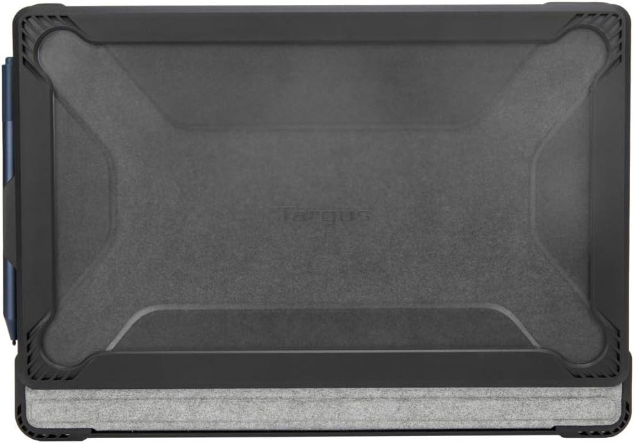 Targus SafePort Rugged Microsoft Surface Pro 6, Pro (2017) & Pro 4 Case Cover with Hands Free Kickstand, Military Grade Drop-Safe Protection, Stylus Holder, Secure Closure, (THD137GLZ)