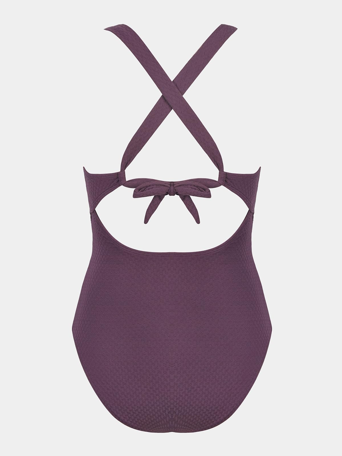 CUPSHE Maillot De Bain Une Pièce pour Femme Décolleté Plongeant Découpe Criss Cross Maillot De Bain