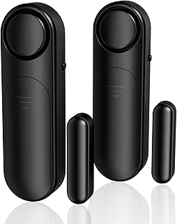 Door Alarms for Home Security, Window Alarms, Home Security Magnetic Door Sensor, 120dB Burglar Alert Pool Alarm 4 Modes Open Alarm/Close/Dingdong/Reminder Alarm for Home Garage Apartment Office