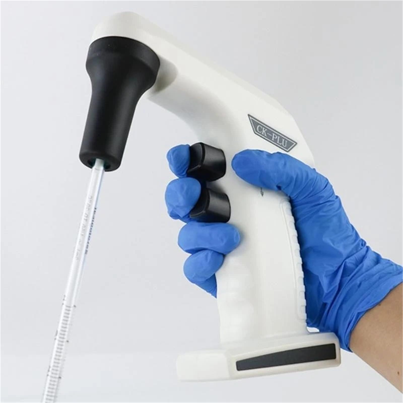 Pipette, Elektrischer Sauger, automatischer Flüssigkeitssauger mit hoher Kapazität, eingebauter Filterfolie und LCD-Display