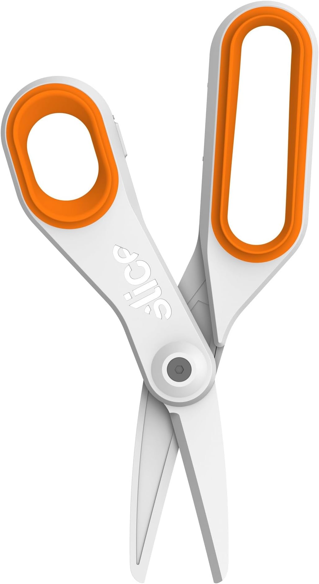 10545 Ceramic (Large), Rounded Tip Finger-Friendly Edge, Safer Choice, Never Rusts, Lasts 11x Longer Than Metal, Safety Scissors (1 Pack)