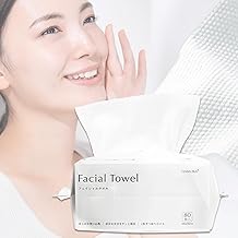 60 Sheets x 3 Bags Set, Cleansing Towel, Disposable, Facial Towel, Sensitive Skin, Children, Nursing, Roughness Prevention Towel, Facial Towel, Disposable, 100% Cotton, Face Towel, Face Paper, Wet and