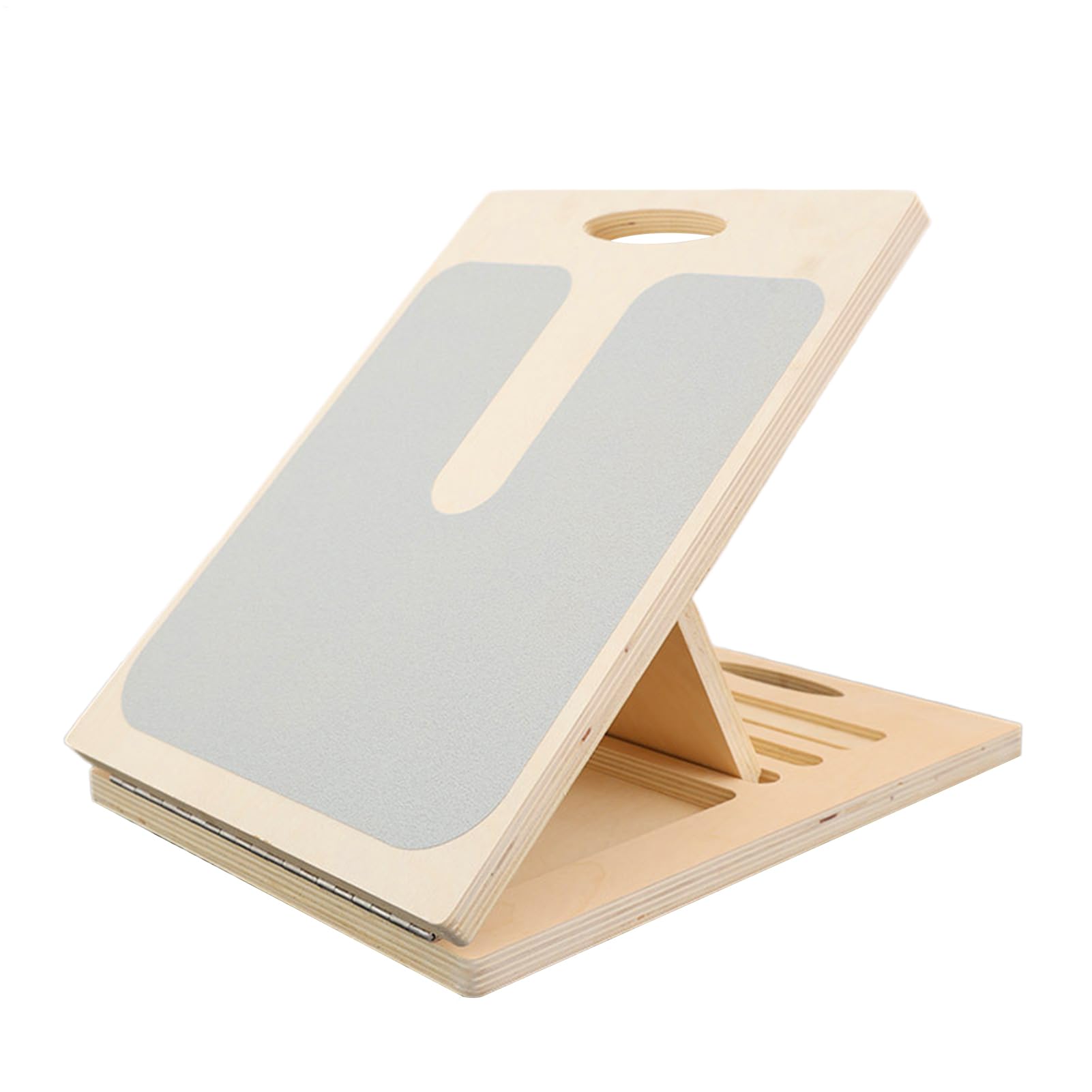 Incline Stretching Board – regulowany trener skośny z drewna do ćwiczeń łydek i nóg, idealna do treningu domowego, jogi, treningu równowagi, przysiadów, rozciągania kolan i kolan