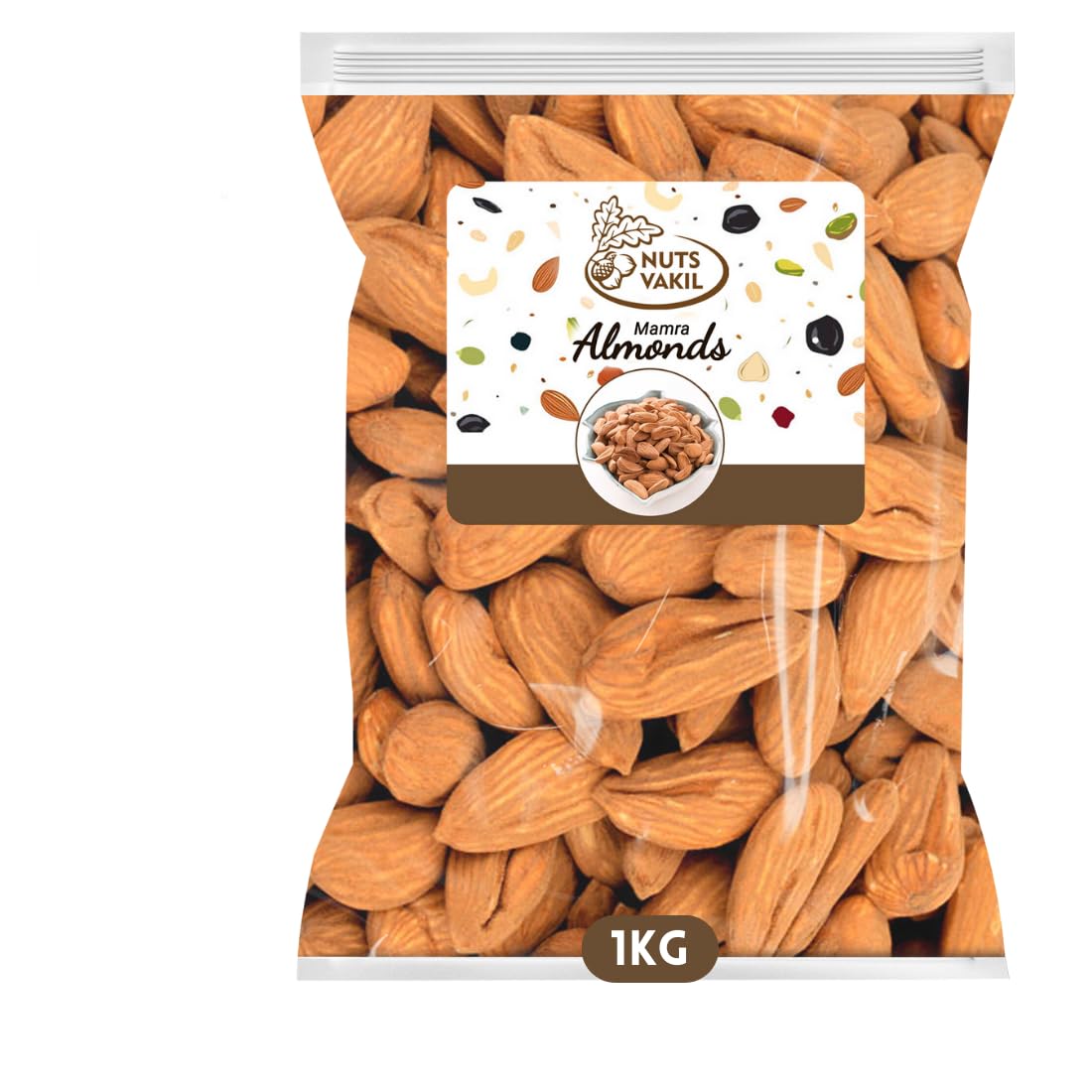 Nuts Vakil 1 kg Mamra Almonds| Badam Dry Fruits | High in Fiber & Boost Immunity | (B0CJ6V4TS8) Amazon Price History, Amazon Price Tracker